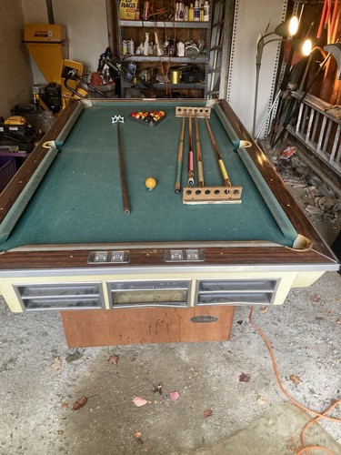 Brunswick pool table from the - pool,