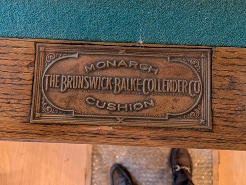 Antique 1890s brunswick balke - 1890s,